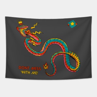 viper snake serpent Tapestry