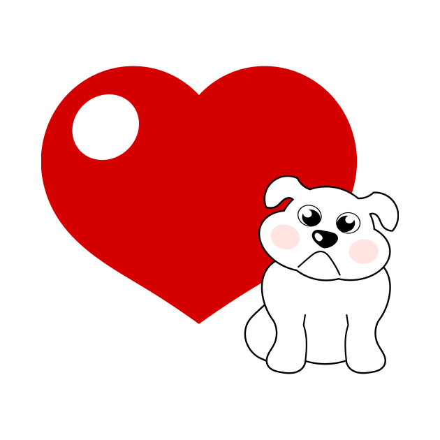 Big heart for little bulldog by SooperYela