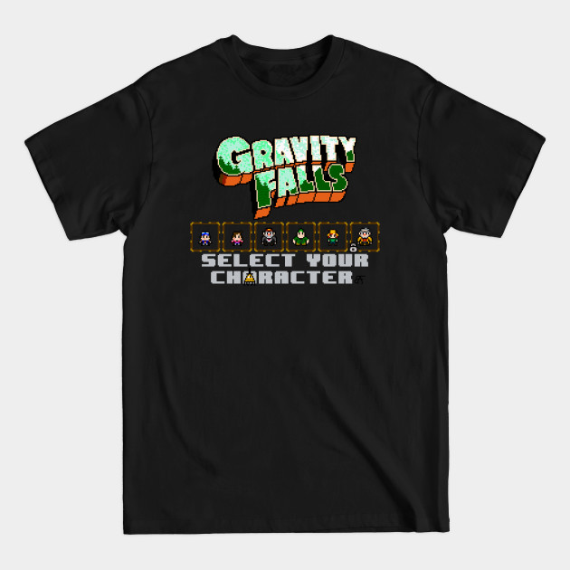 Discover GRAVITY FALLS SELECT SCREEN - Gravity Falls - T-Shirt