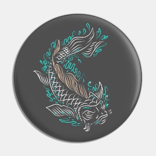 Annoyed Koi Pin