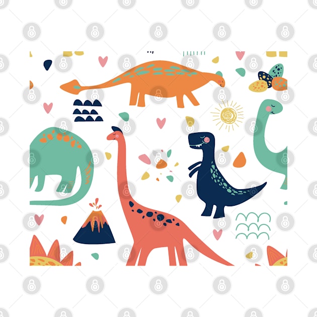 Dinosaur  patterns 1 by busines_night