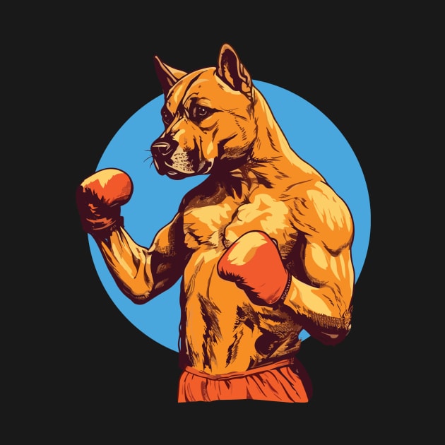 Dog boxer by Bron and Co