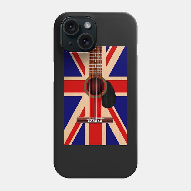 Union Jack Guitar Phone Case by Packrat