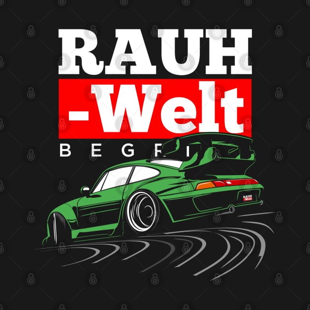 RWB drifting (green) by Rezall Revolution