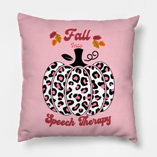 Speech Therapy, Fall pumpkin, Speech pathologist, SLP, SLPA, Speech language pathologist Pillow