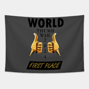 Fake First Place - WorldThumbWar Tapestry