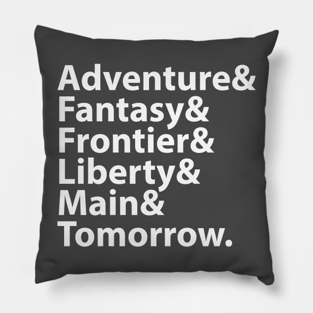 Magic Kingdom Lands Pillow by buffben789