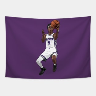 Deaaron Fox Sacramento Kings Tapestry