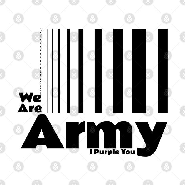 Barcode: We Are Army, I Purple You by TheGardenofEden