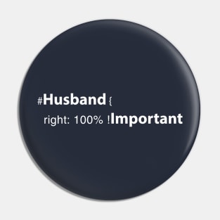 husband right: 100% ! important Pin