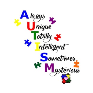 Autism Awareness Amazing Cute Funny Colorful Motivational Inspirational Gift Idea for Autistic T-Shirt