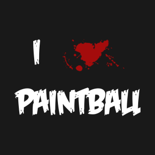 I Heart Paintball - White T-Shirt