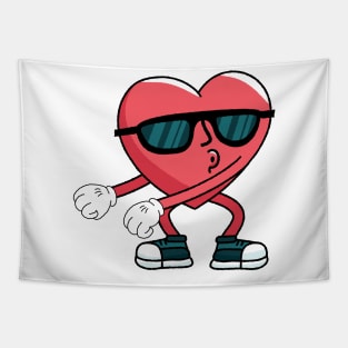 Funny Floss Heart Valentine Day For men women Boys Gifts Tapestry