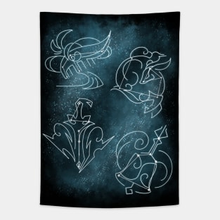 Liyue Cryo Constellations Tapestry