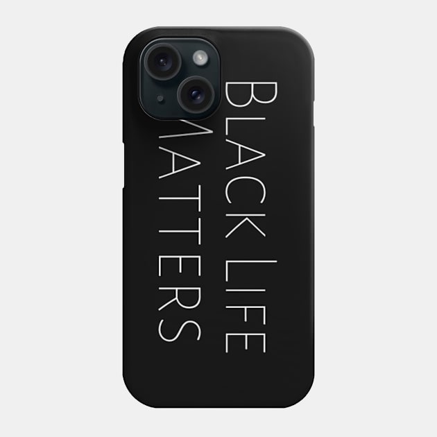 Black Life Matters Anti-Racism Black Pride Motivation Inspiration Freedom Open Minded Man's & Woman's Phone Case by Salam Hadi