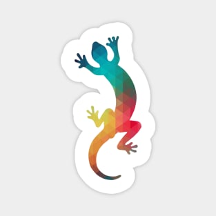 Rainbow gecko Magnet