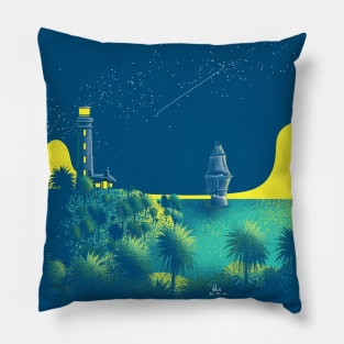 Nautical view landscape Pillow