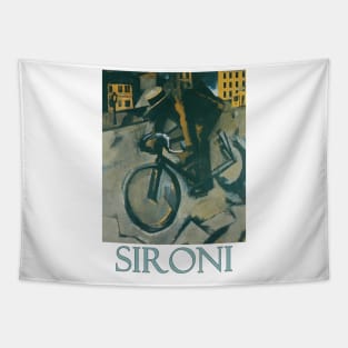 The Cyclist by Mario Sironi Tapestry