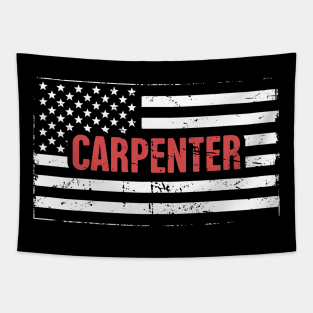 American Flag | Patriotic Carpenter Tapestry