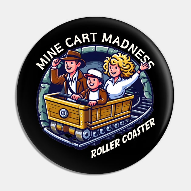 Mine Cart Madness Roller Coaster - Funny Pin by Fenay-Designs