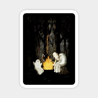 Marshmallows and ghost stories Magnet
