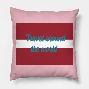 Travel Around the World - Latvia Pillow