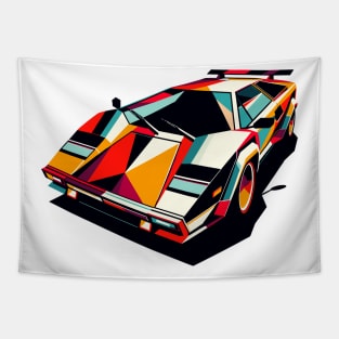 Lamborghini Countach Tapestry