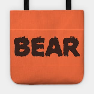 Bear (Orange) Tote