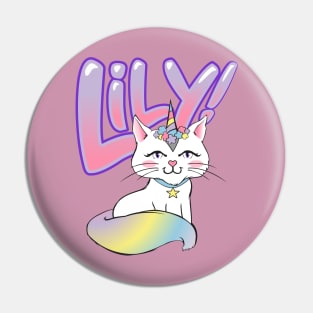 Lily! Caticorn Pin