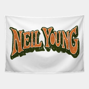 Neil Young - Typography Tapestry