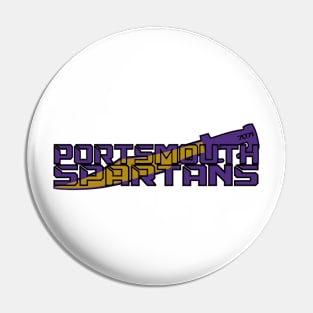 Modernized Portsmouth Spartans Pin