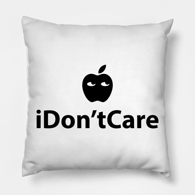 i Don't Care Pillow by Daribo