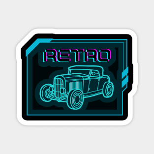 retro car Magnet