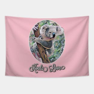 Koala Love Tapestry