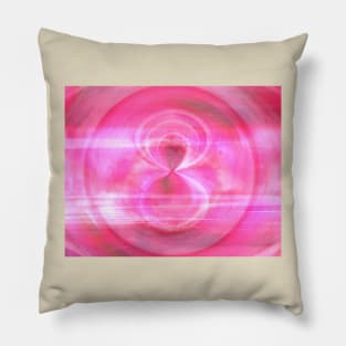 Pink Vortex Copper Pillow