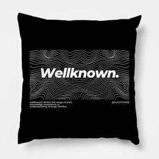 Contour Lines Wellknown Pillow