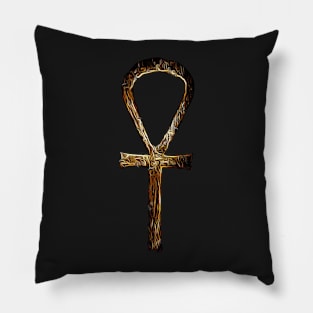 Ankh Ancient Art Design Pillow