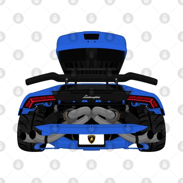 HURACAN BLUE by VENZ0LIC