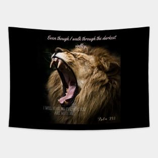 Leo fear no evil Tapestry