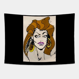 Drag Graphic Tapestry