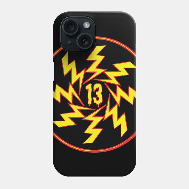 13 Lightning Red / Yellow Phone Case by *Ajavu*