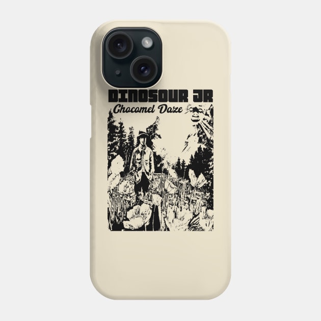 Dinosaur - Black line Art Phone Case by The Geek Underground 