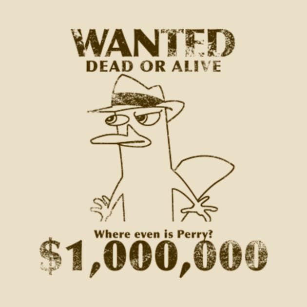 Perry the Platypus - Wanted by LuisP96