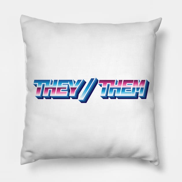 They/Them Pillow by Sthickers