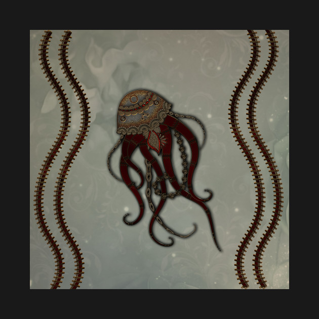 Elegant steampunk jellyfish by Nicky2342