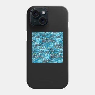 watercolor texture with fireflies Phone Case