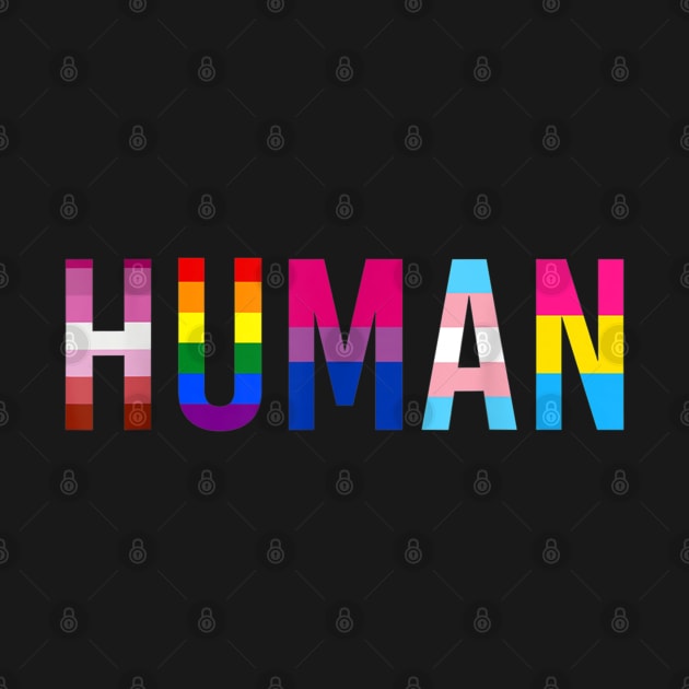 HUMAN LGBT Flag Gay Pride Month Transgender by little.tunny