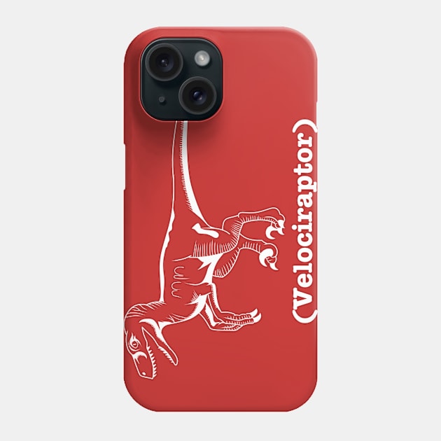 Velociraptor Phone Case by nickbeta