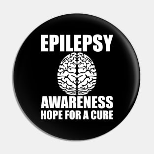 Epilepsy Awareness Hope for a cure w Pin