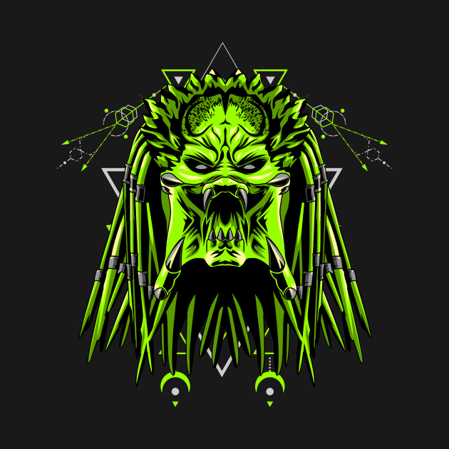 green predator king by SHINIGAMII